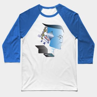 Face Thy Truth_Blue Baseball T-Shirt